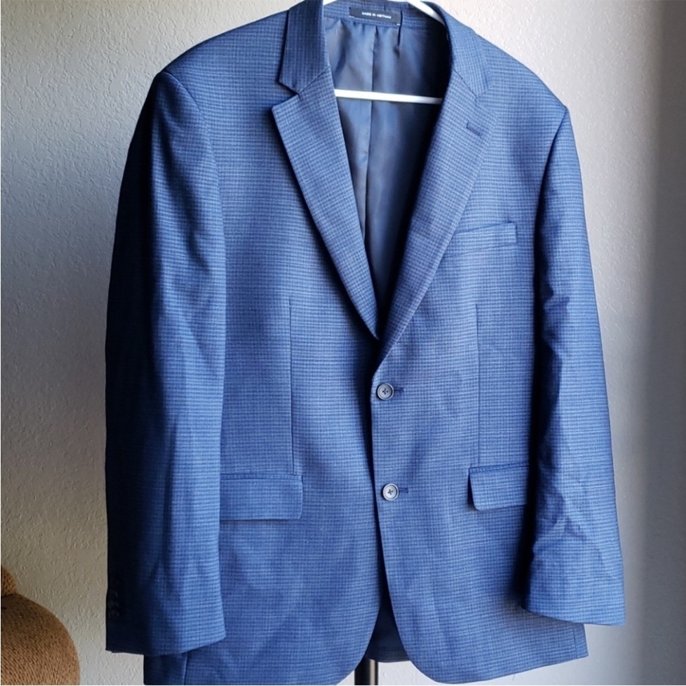 NWOT ☀️Kenneth Cole - Navy Awearness Slim Fit Sports Coat - 42R